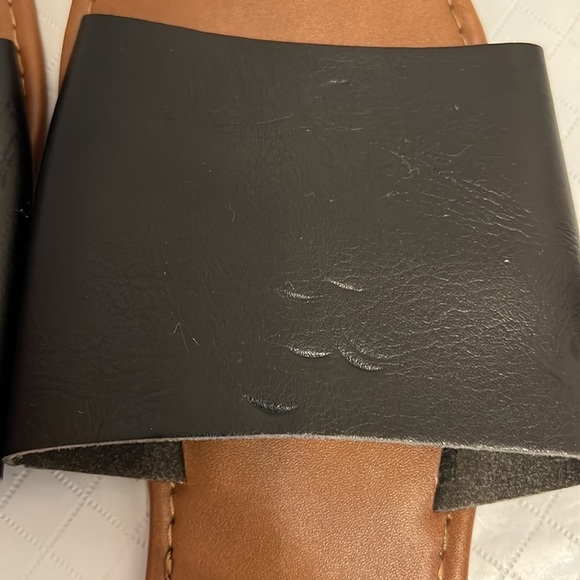 Somona Slides Black/Tan size 9/10 - Picture 3 of 5